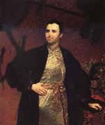 Karl Briullov Portrait of Prince Mikhail Obolensky oil painting